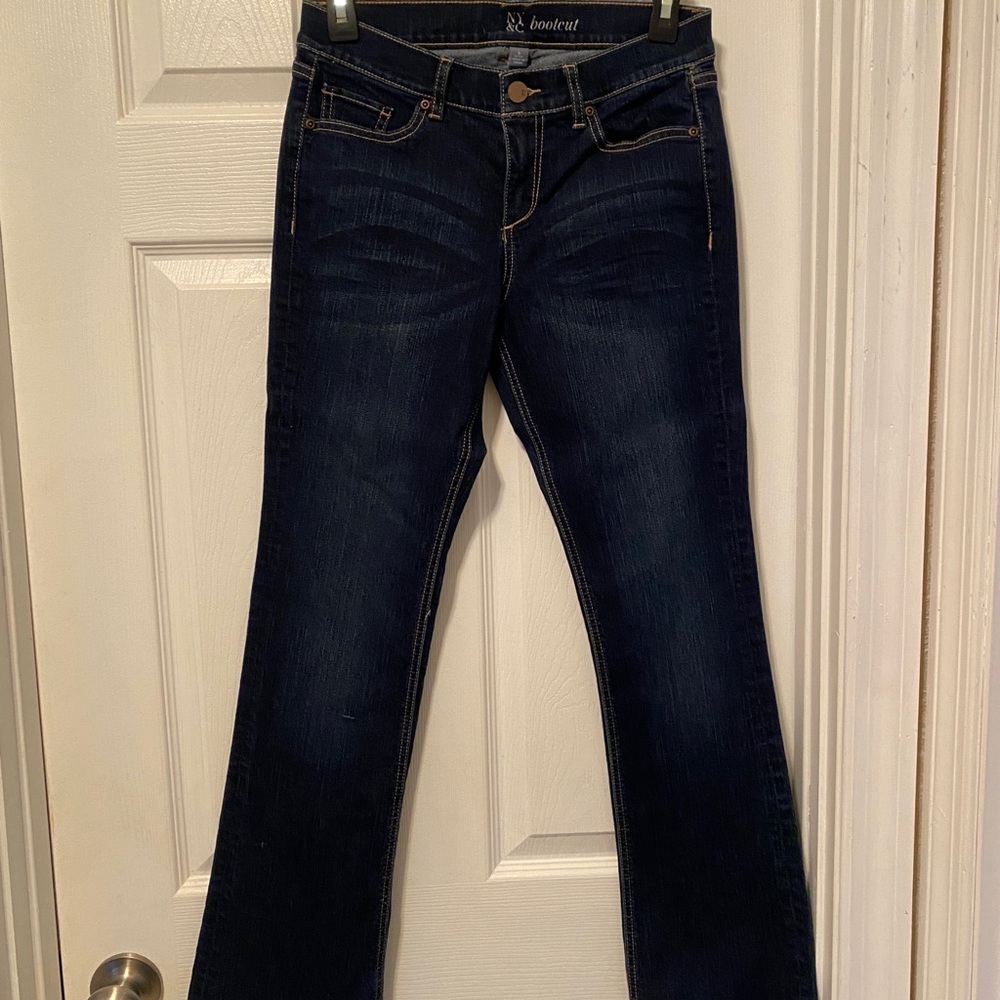 Dark blue jeans